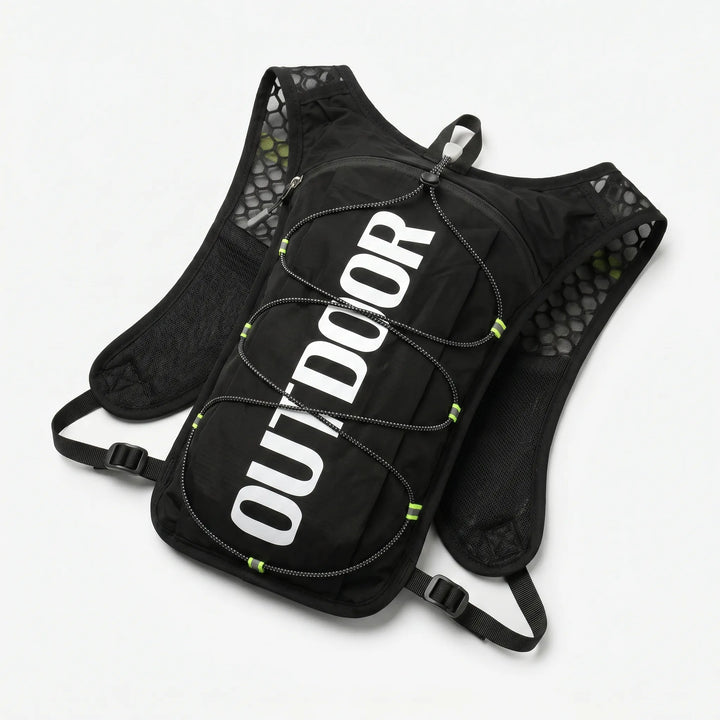 Lightweight running hydration vest, unisex. Essential gear for active outdoor sports like trail running and hiking.