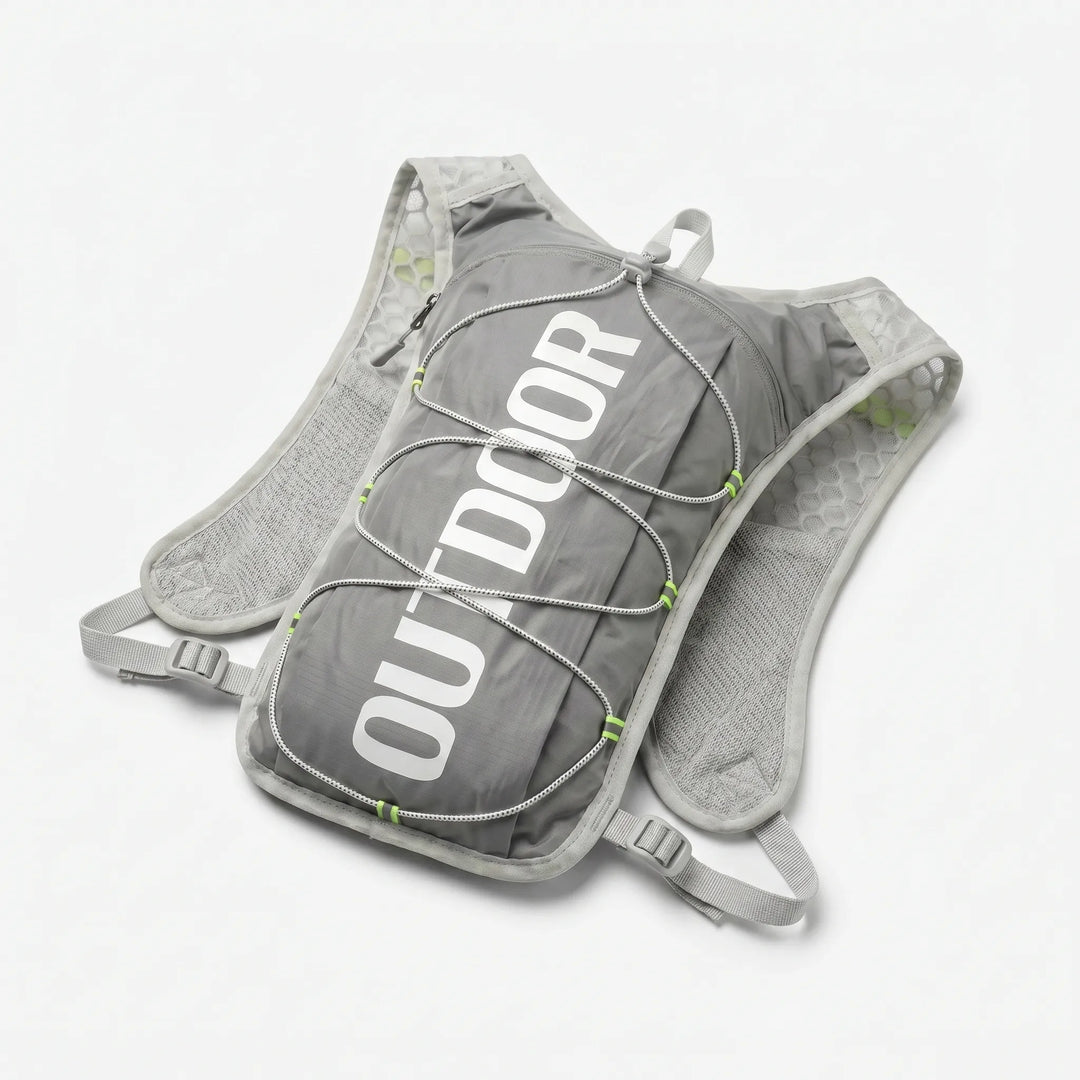 Unisex lightweight hydration vest for running and outdoor activities. Ideal for active hiking & trail cycling.