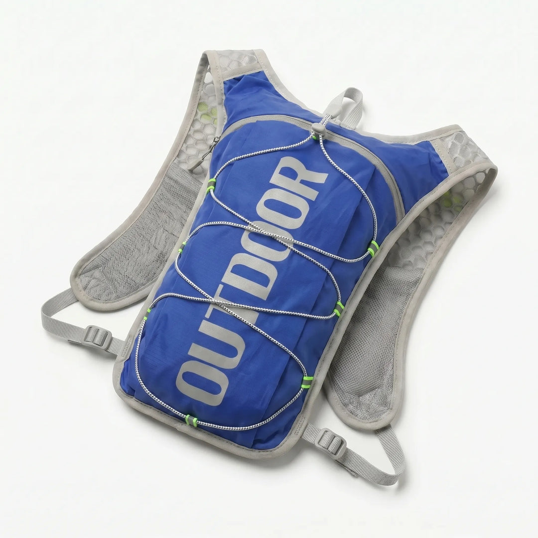 Running hydration vest, lightweight and unisex. Designed for active outdoor adventures, trail running & hiking.