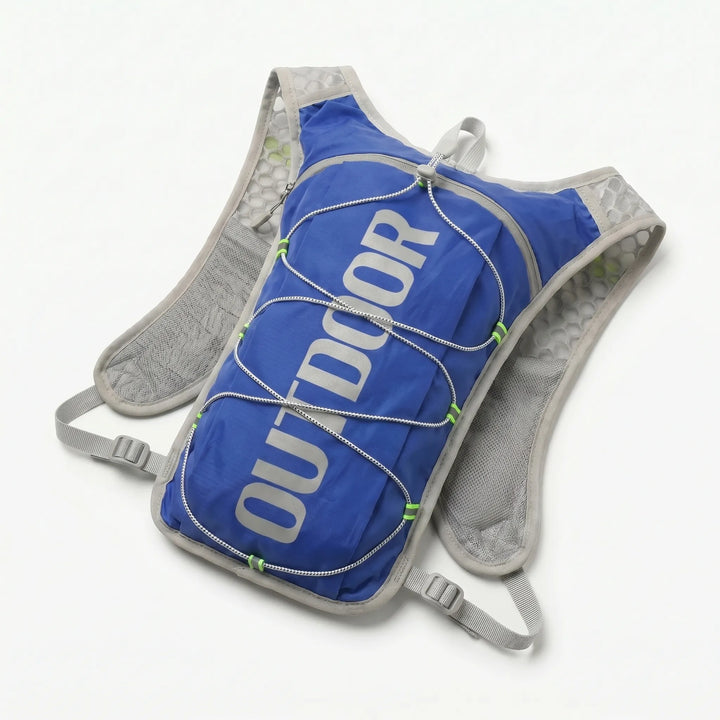 Running hydration vest, lightweight and unisex. Designed for active outdoor adventures, trail running & hiking.