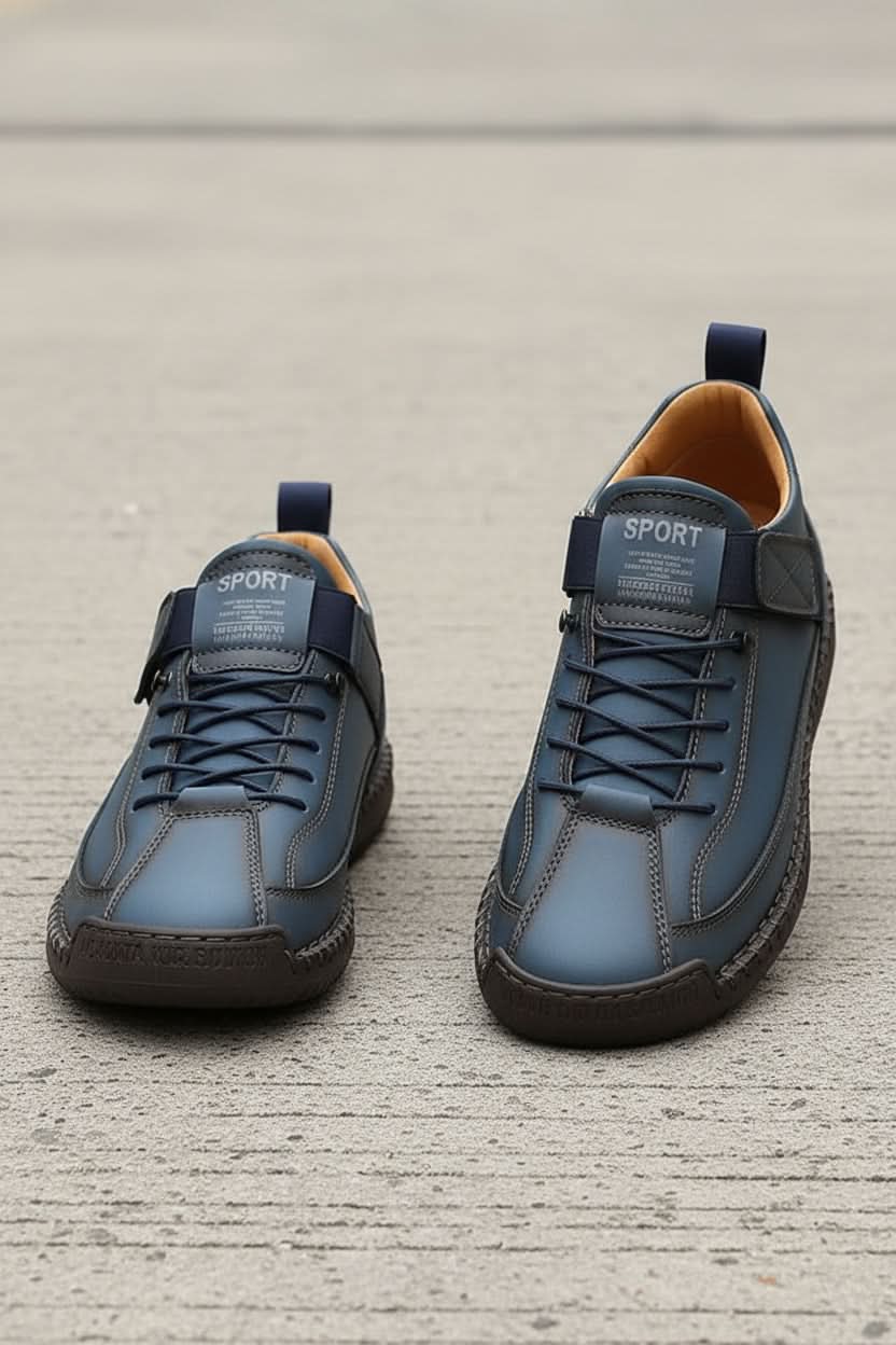 Flexible unisex walking shoes, lightweight for all-day comfort.