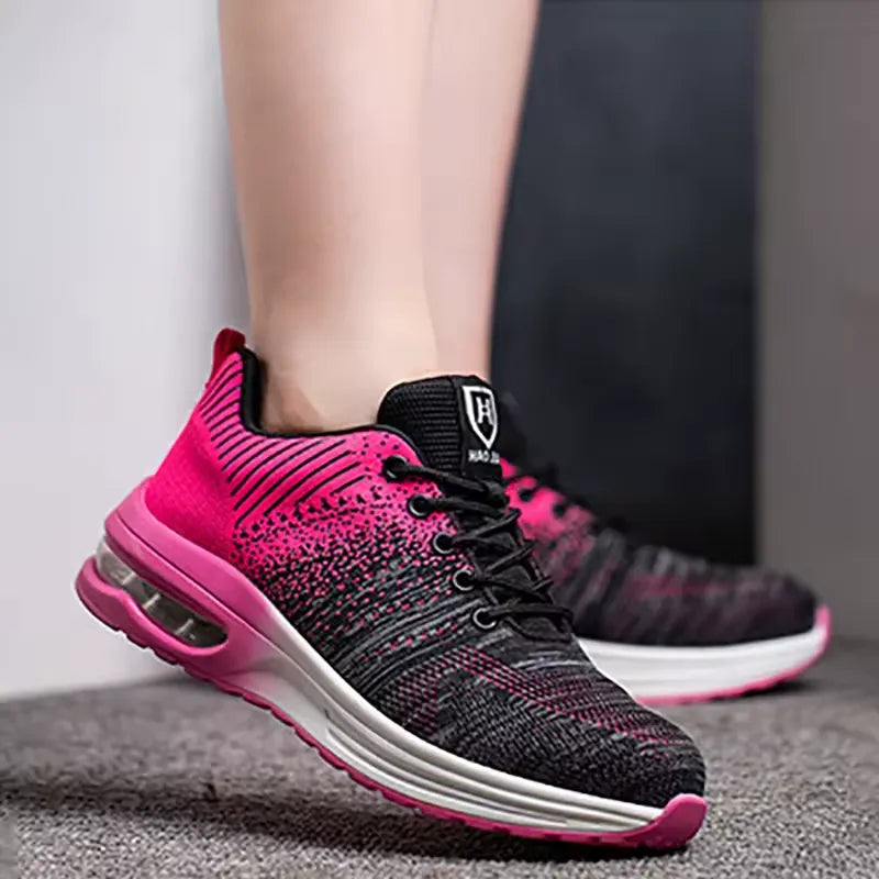 Protective steel toe, puncture-proof safety sneakers with arch support. Lightweight & cushioned for all-day wear.