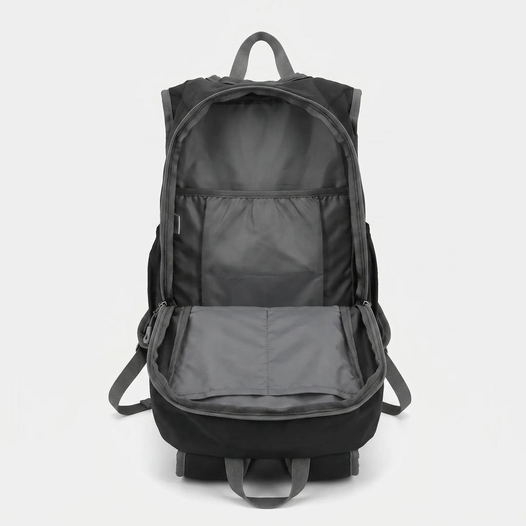 Durable unisex travel backpack, an essential lightweight daypack for hiking & outdoor gear.