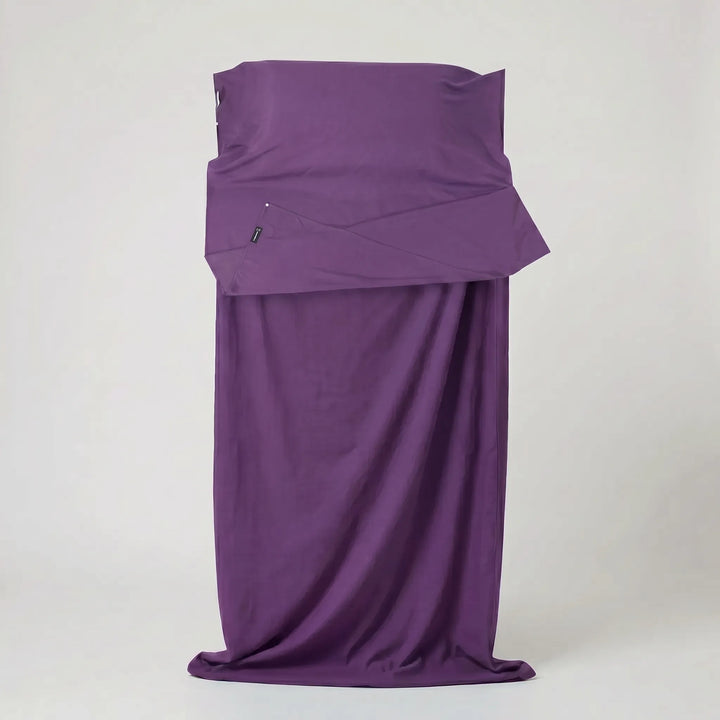 Unisex ultralight sleeping bag liner, versatile for travel, camping, hiking, and as a standalone sheet.