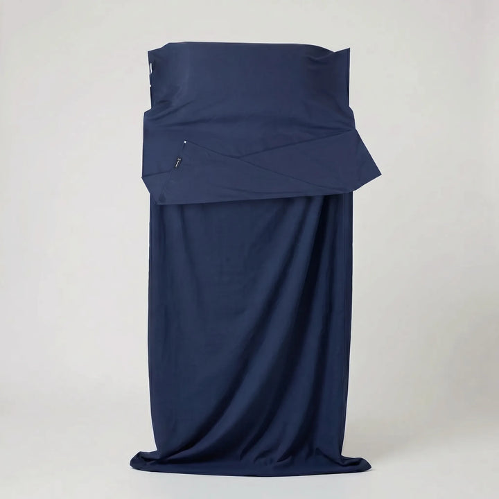 Durable & lightweight sleeping bag liner, an essential travel accessory for clean and comfortable sleep anywhere.