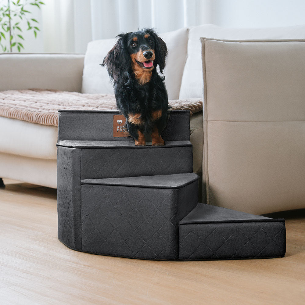Unisex pet steps, multi-purpose, water-repellent faux leather