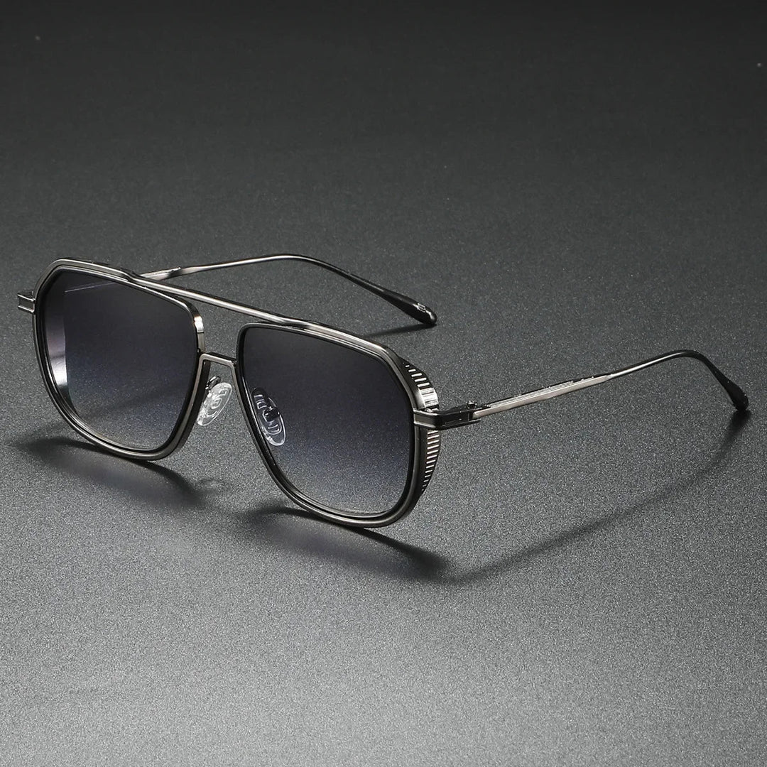 Fashionable unisex sunglasses providing ultimate UV400 eye protection with luxury frames and gradient lenses.