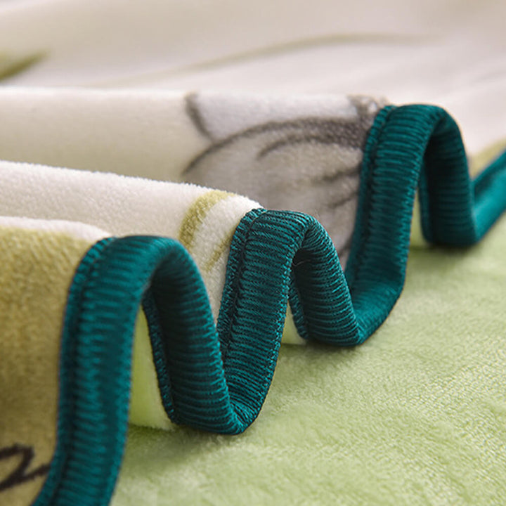 Luxury bed linen set made from ultra-soft milk fleece, ideal for winter warmth and home decor
