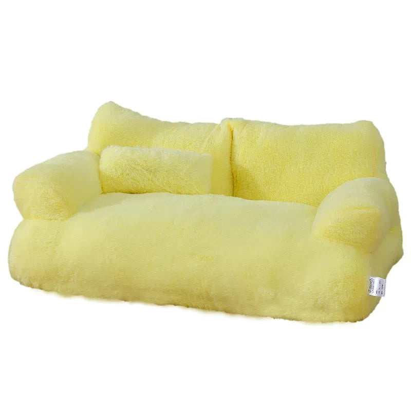 Anti-slip luxury dog bed/cat bed, a plush sofa type, perfect pet furniture for deep sleep