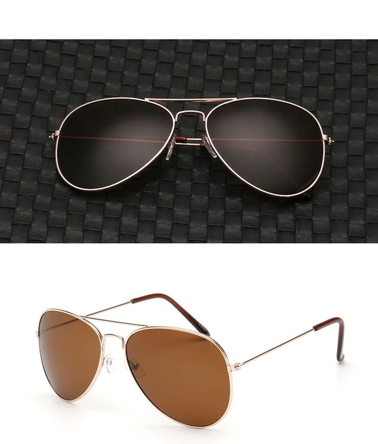 Polarized aviator sunglasses for driving & outdoor activities, ensuring enhanced clarity & UV protection.
