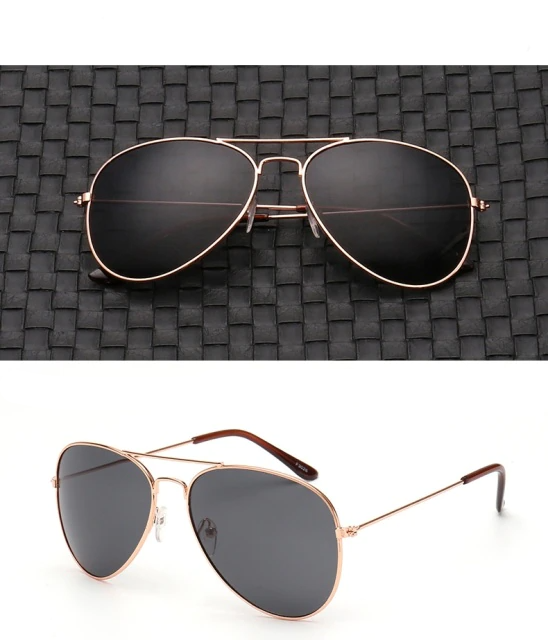 Fashionable unisex aviator sunglasses, offering premium polarized UV protection for any outdoor adventure.
