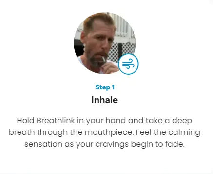 Breathing pendant designed as a quit smoking aid. Provides instant calm & stress relief. Unisex wellness accessory.