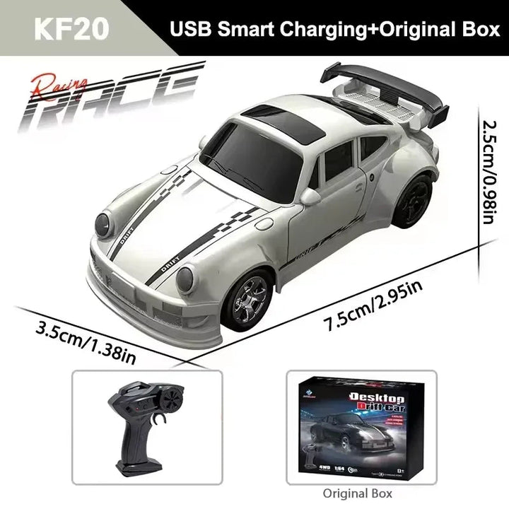 Great gift: Unisex mini 4WD RC drift car. Exciting remote control racing toy for fun.