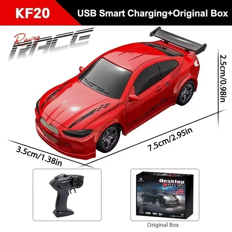 Easy-to-control mini 4WD RC car. Perfect remote control drift toy for beginners & fun.