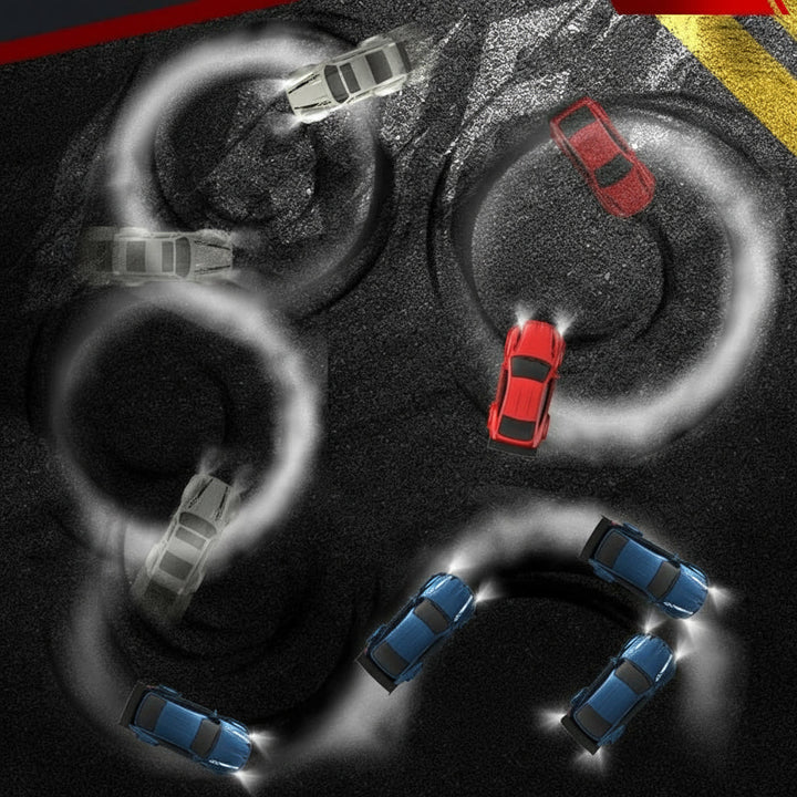 Thrilling mini 4WD RC racing car. Dynamic remote control toy for perfect drifting action.