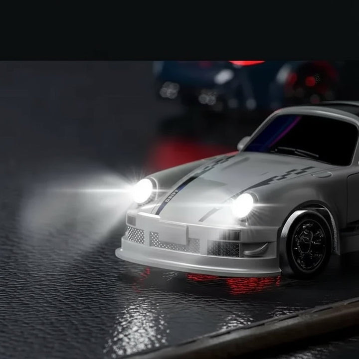 Hobby-grade mini 4WD RC car. Precision remote control for racing and drifting enthusiasts.