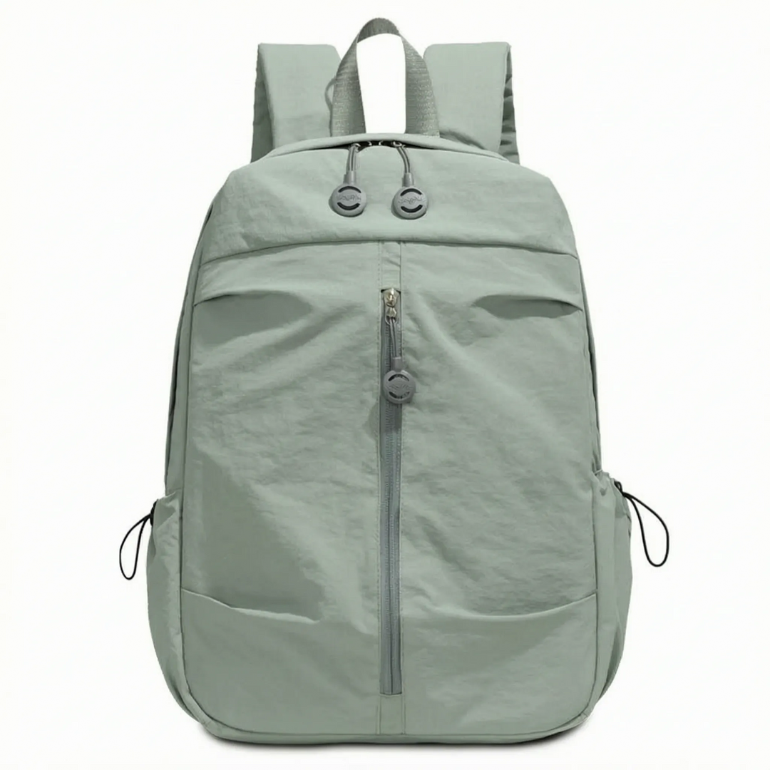 Versatile minimalist everyday backpack, clean design, suitable for school, work, and travel.