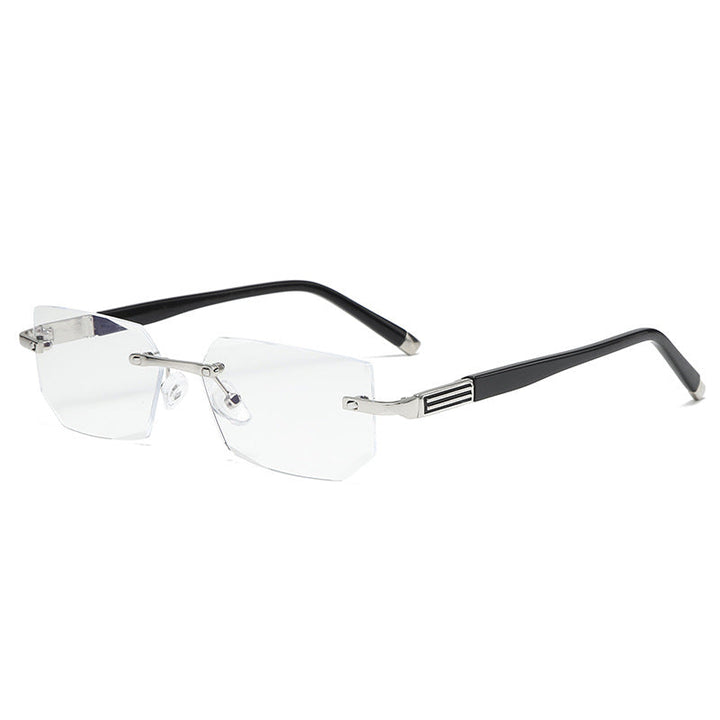 Stylish unisex anti-blue light multifocal glasses, perfect for reading & reducing digital eye strain.