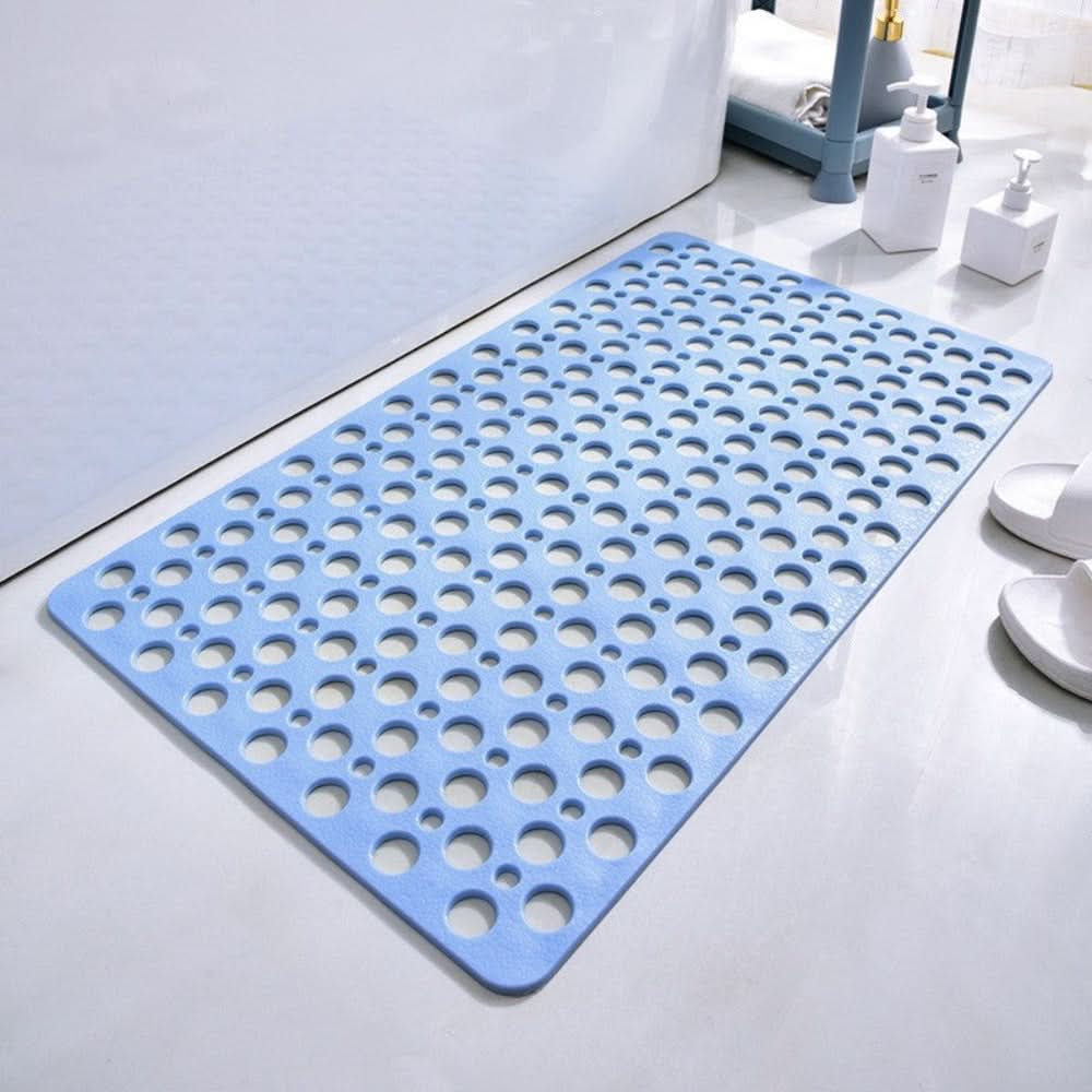 Hygienic non-slip bath mat, waterproof and anti-slip, a vital shower accessory for secure footing.