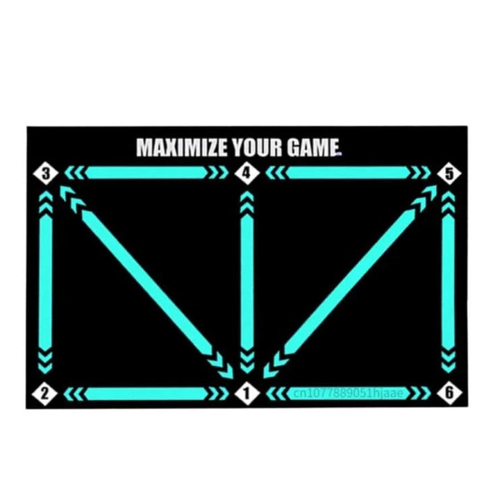 Indoor soccer training mat: Perfect for practicing ball control, technique, and football drills for all ages.