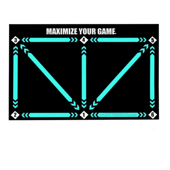 Enhance soccer skills: Non-slip training mat designed for superior ball control, coordination, and footwork.