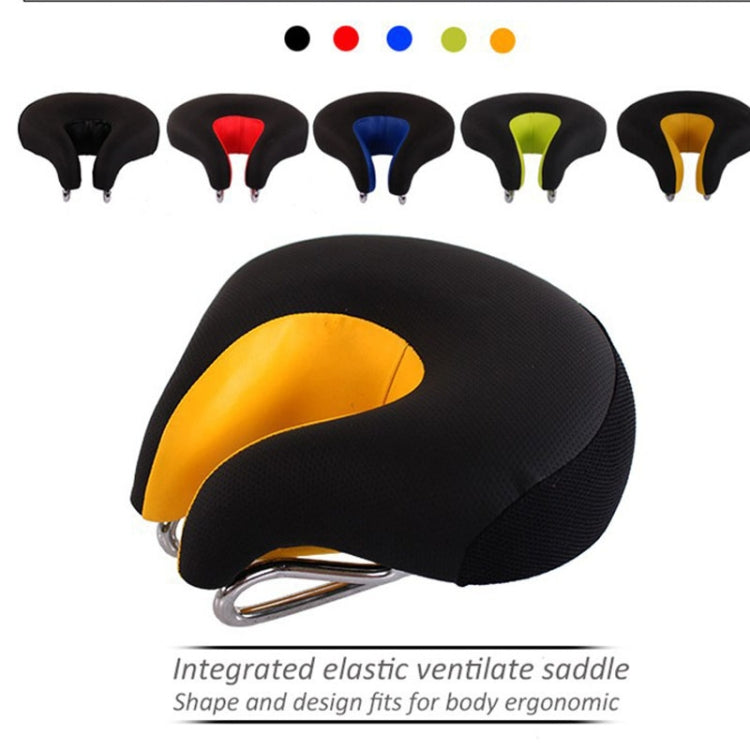 Ergonomic noseless mountain bike saddle. Padded for ultimate comfort, reducing pressure for cyclists.