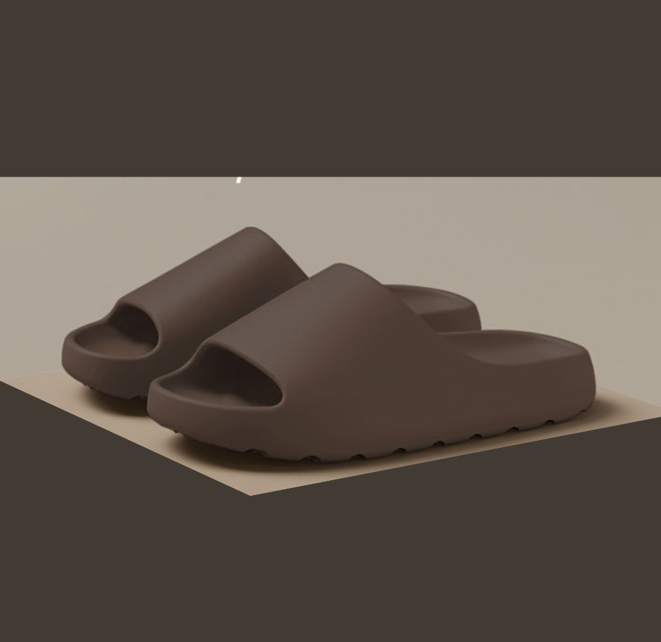 Lightweight unisex open-toe comfort slippers. Easy-wear waterproof slides for everyday use, house, or beach.