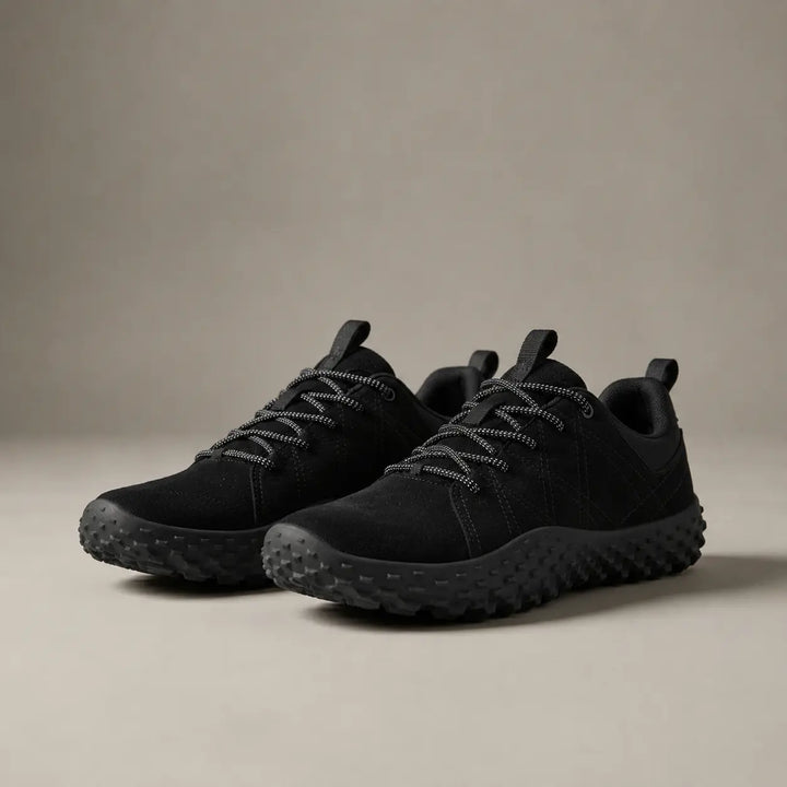 Cushioned orthopedic walking shoes, unisex & flexible, with a wide toe box for optimal foot health.
