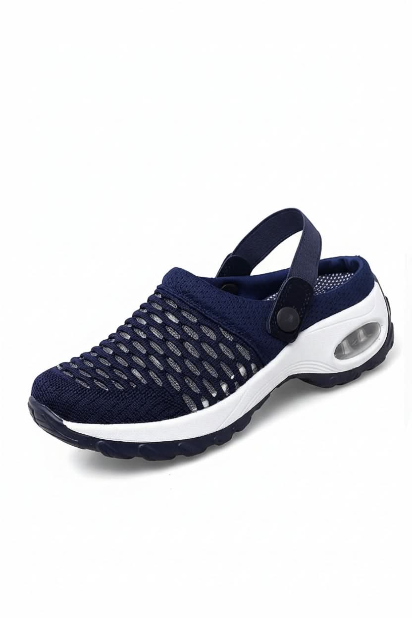 Rear view of supportive orthopedic shoes, cushioned for diabetic foot pain relief & daily comfort.