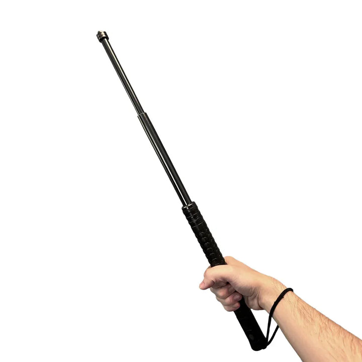 Reliable support trekking pole for hiking & self-defense, lightweight & anti-slip design.