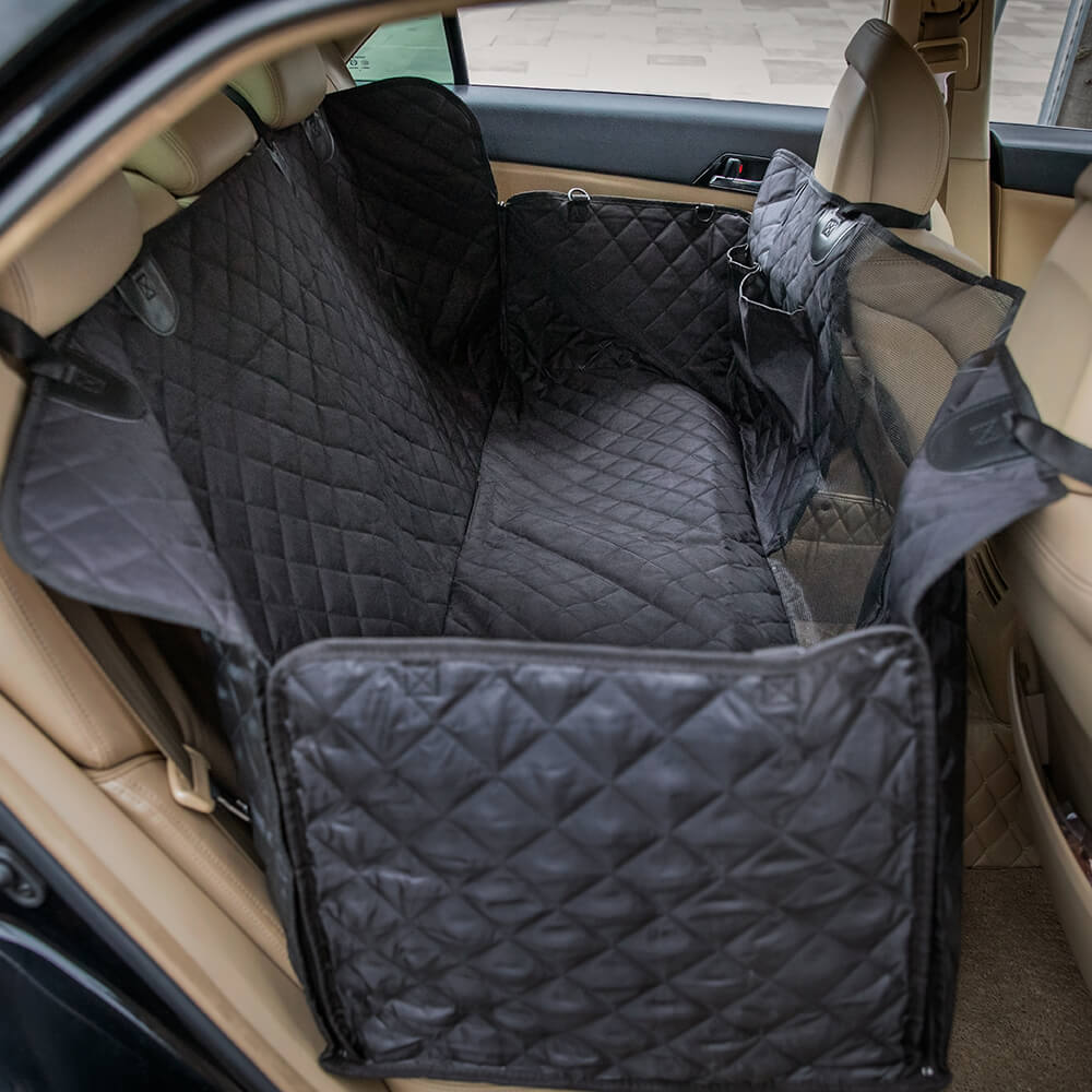 Waterproof pet travel car seat cover, unisex Oxford fabric for dogs, backseat protection