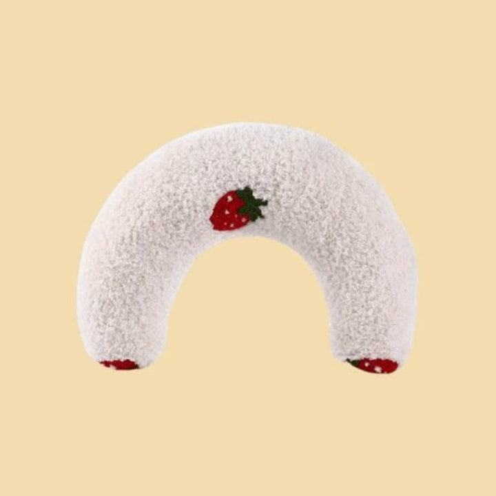 Luxurious pet accessory: white Pet Calming Cloud Pillow, plush comfort for dogs & cats