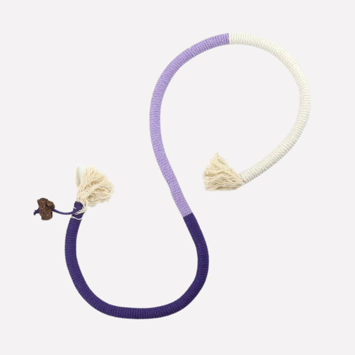 Unisex pet cat interactive rope chew toy for kittens, durable pet supplies for indoor play