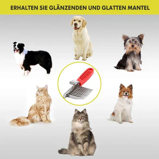Grooming essential: dematting comb for pets, suitable for both dog grooming and cat grooming