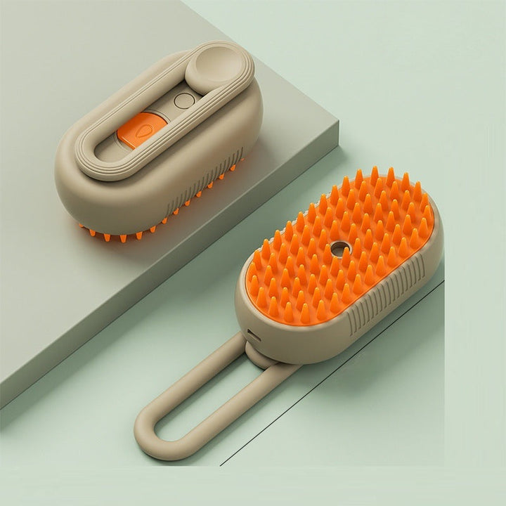 Close-up of pet deshedding brush bristles, ideal for reducing shedding in cats and dogs