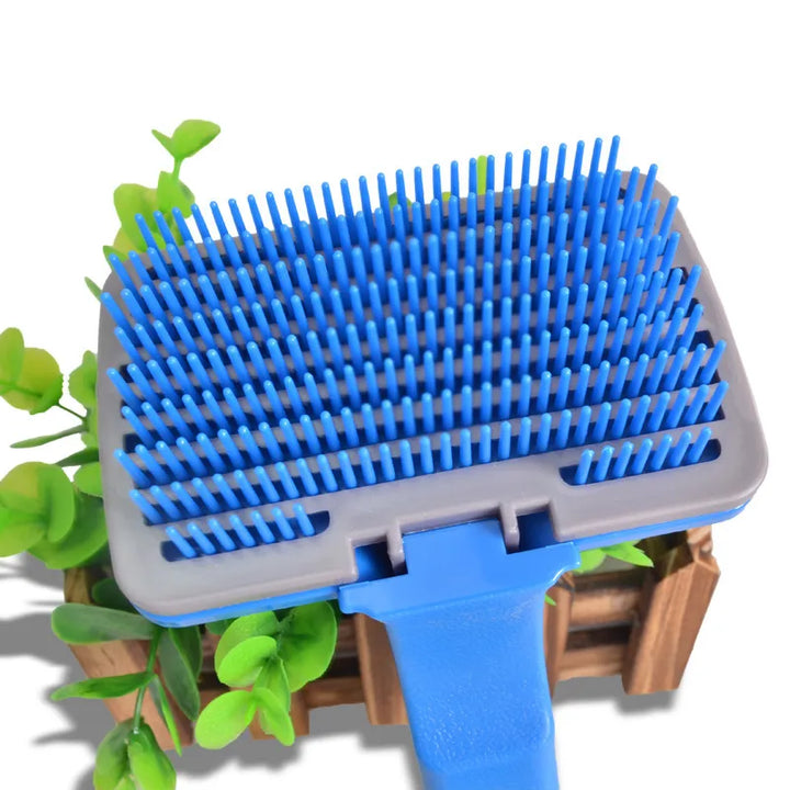 Unisex detangling brush for pets, suitable for both dog and cat grooming, essential fur care tool