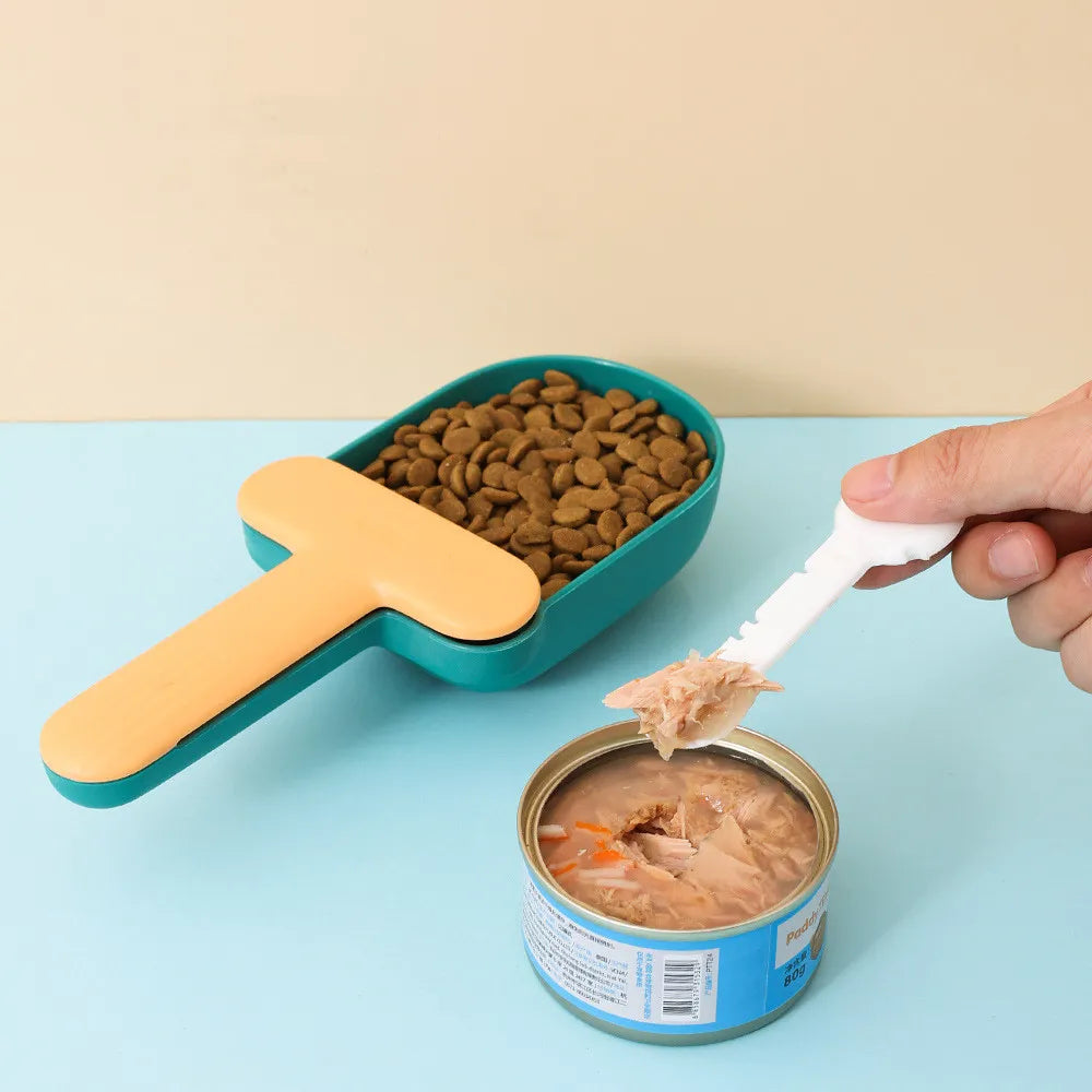 Grooming & pet care: Sundae design pet food measuring spoon, unisex, for controlled pet feeding