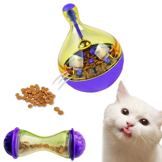 Pet food dispenser puzzle, promotes active feeding, enhances mental activity, durable