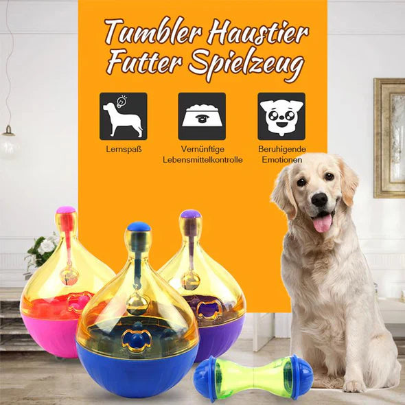 Unisex pet puzzle toy, enriching food dispenser, mental stimulation for dogs and cats