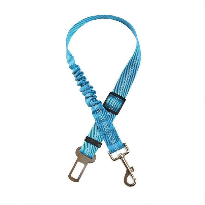 Durable pet car restraint, unisex design, provides secure travel for any pet