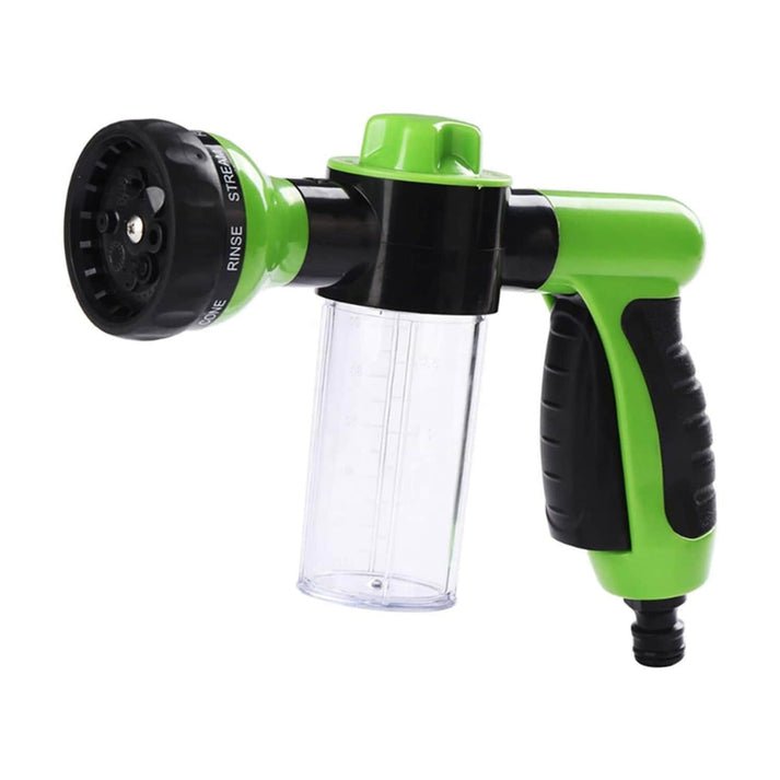 Unisex pet shower with shampoo dispenser, perfect for easy dog washing and grooming