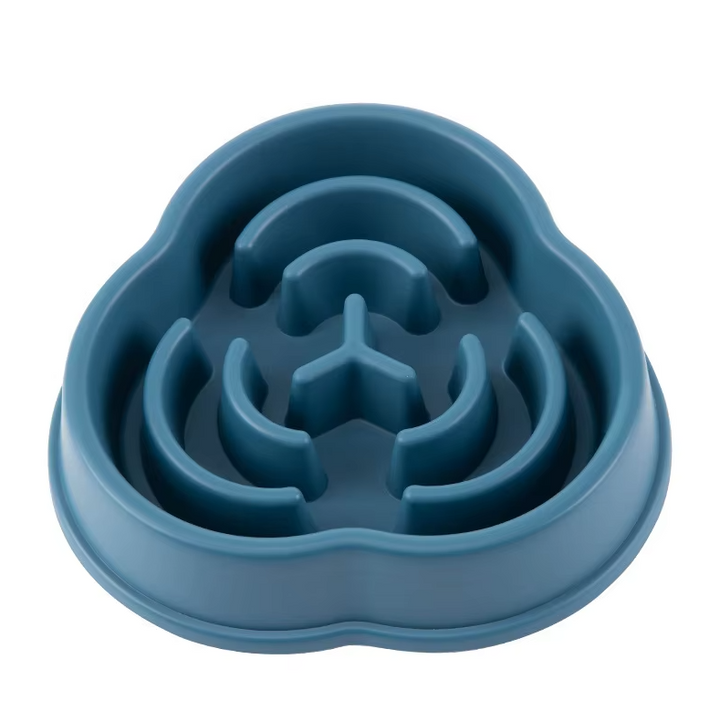 Unisex Pet Slow Feeder Chew Toy Bowl, a durable pet supply, promotes slow feeding for digestion.