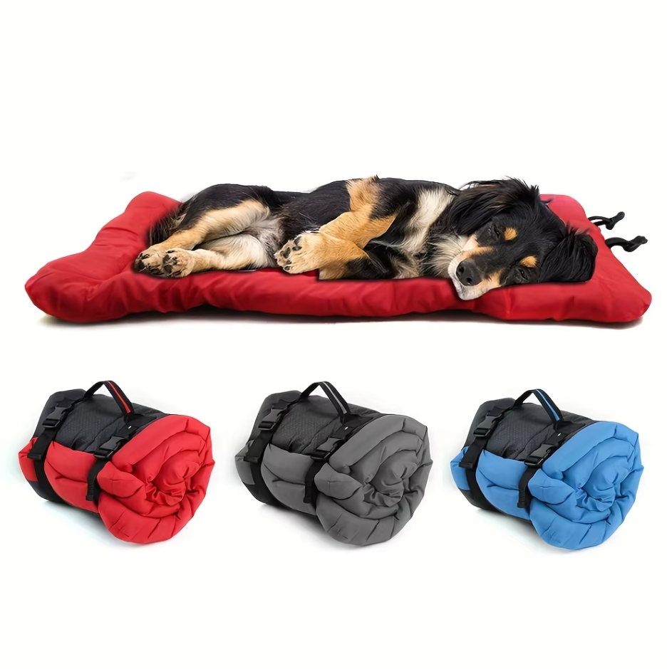 Versatile pet car bed and home dog sofa cushion, anti-slip bottom, ideal for travel and relaxation