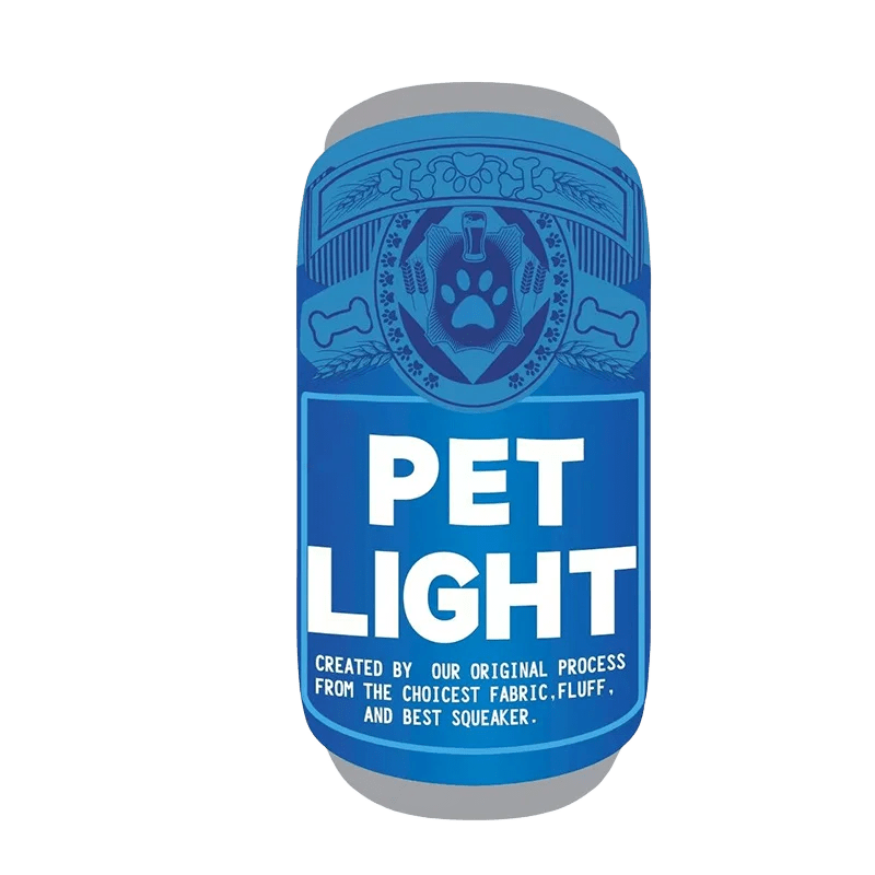 Durable unisex squeaky chew toy in a fun bottle shape, ideal for dogs of all sizes