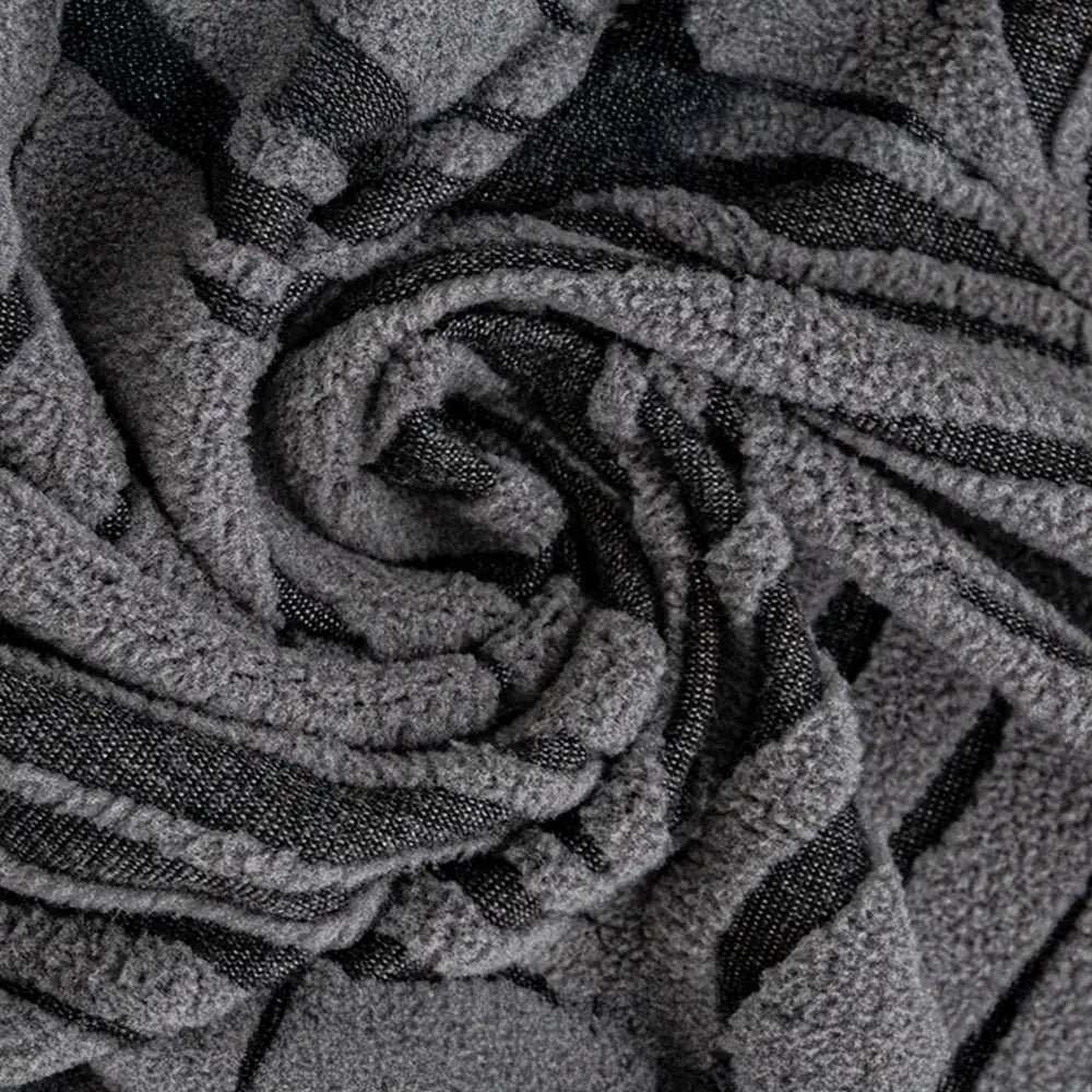 Durable polar fleece furniture protector, unisex jacquard design, ideal anti-scratch solution for couches