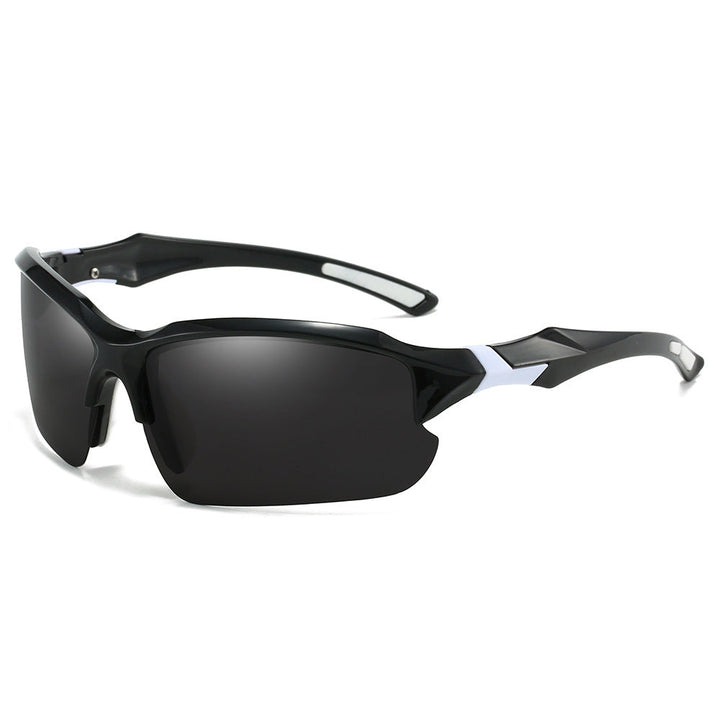 Durable unisex polarized sports sunglasses providing superior eye protection.