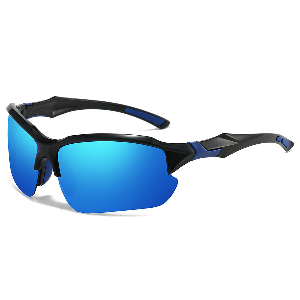 Polarized sports sunglasses, lightweight & comfortable, perfect for running and outdoor use.