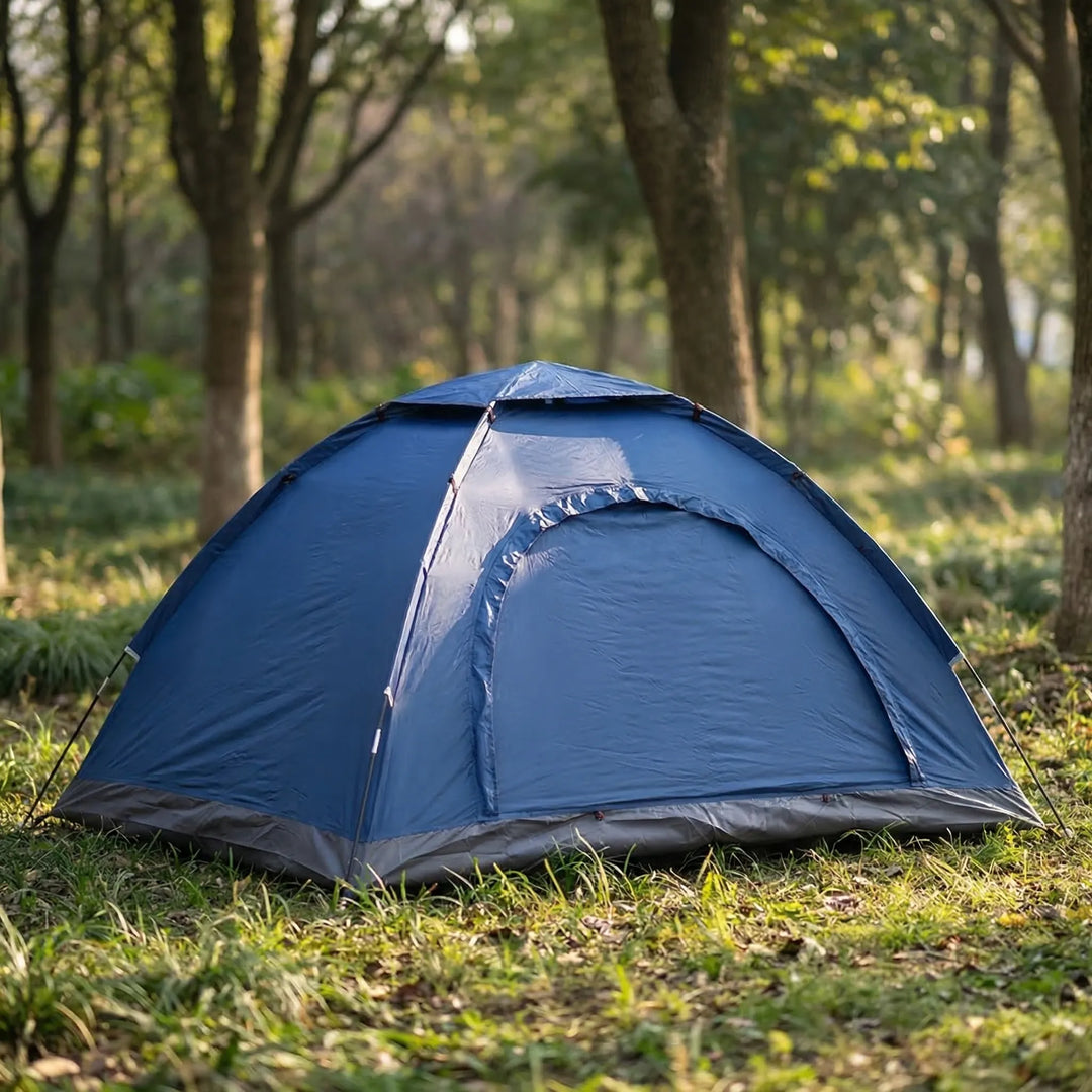 Unisex portable 2-person camping tent for easy setup & outdoor adventures. Lightweight and weather-resistant.