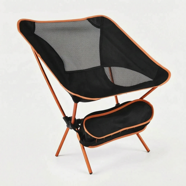 Versatile unisex outdoor chair, lightweight, portable & foldable for camping, picnics, beach trips, hiking.