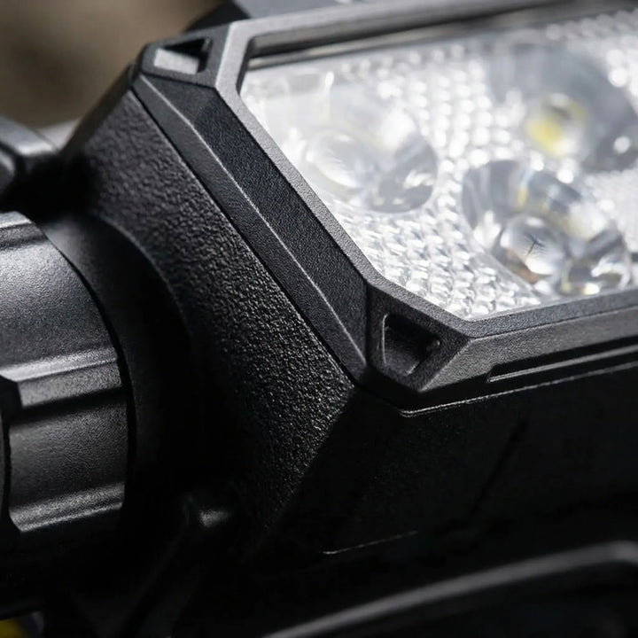 Comfortable, hands-free powerful LED headlamp with USB-C charging for outdoor activities & work light.